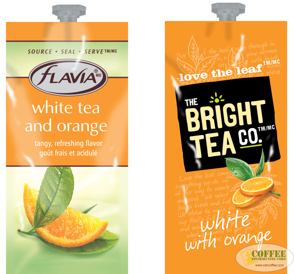 Bright Tea White with Orange for Flavia Machines