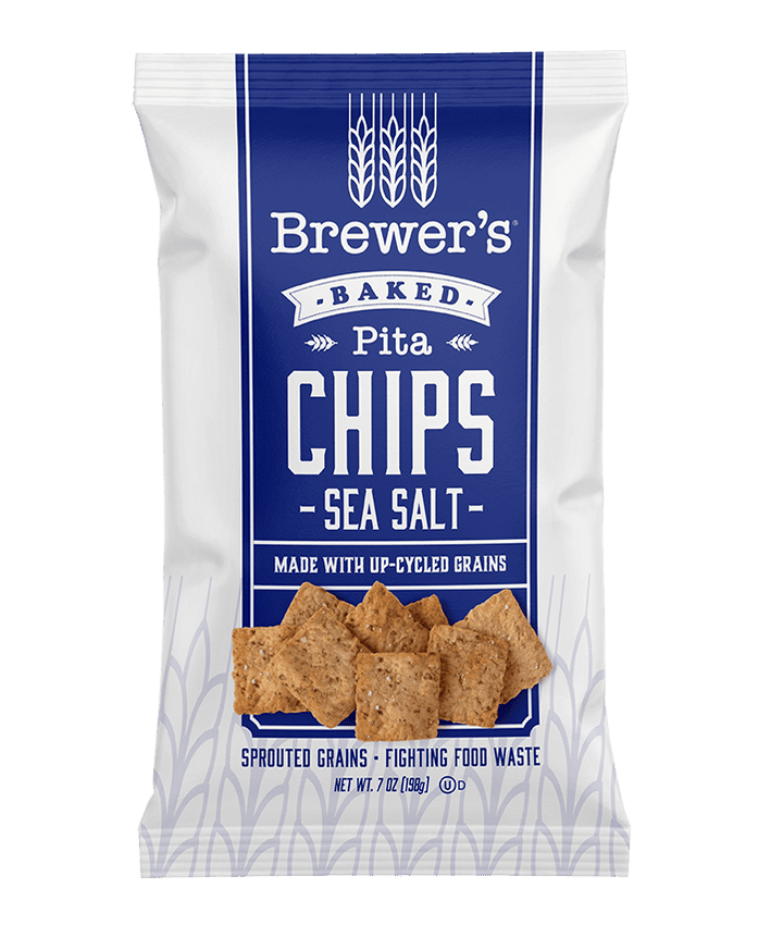 Baked Sea Salt Pita Chips (1.5oz)- SKU 92932

