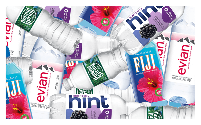 Bottles placed together