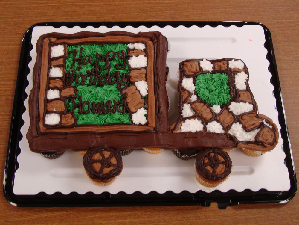 Coffee Distributing Truck Birthday Cake