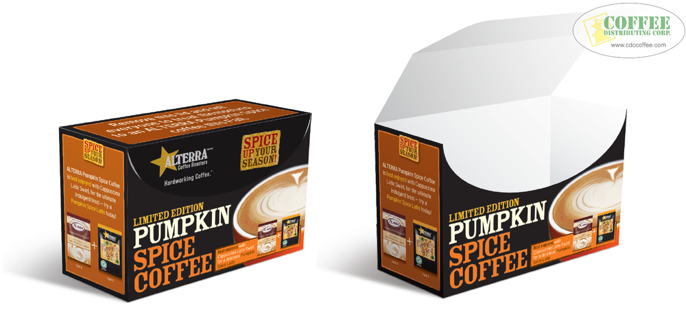 Flavia Alterra Pumpkin Spice Merchandising Kit Box