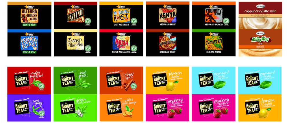 Flavia Merchandiser Split Drawer Cards