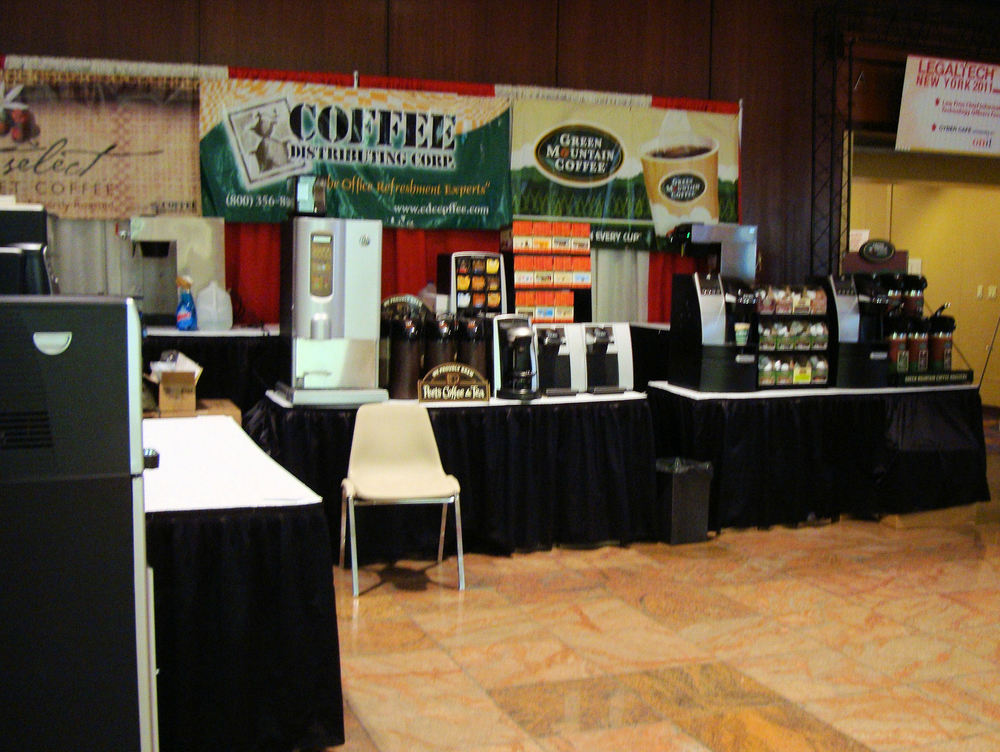 Legaltech 2011 Coffee Booth