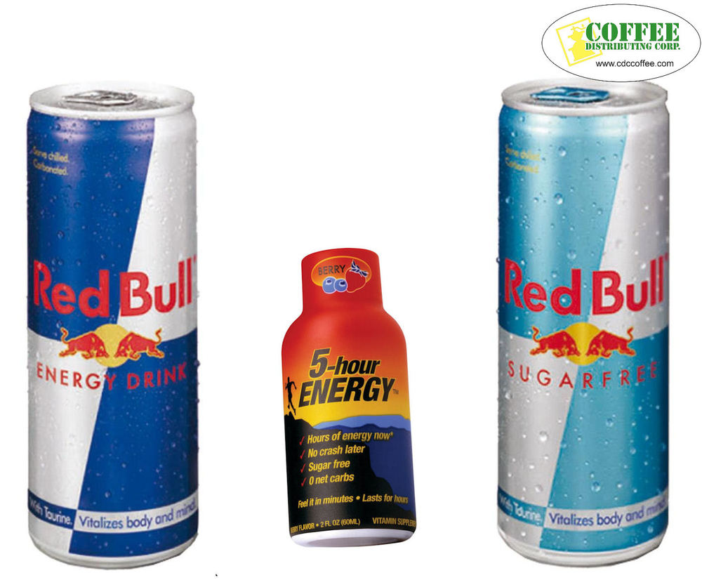 Energy Drinks: Red Bull and 5 Hour Energy